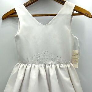 Rosebud Fashions Flower Girl Dress Style 5110 - Satin and Organza